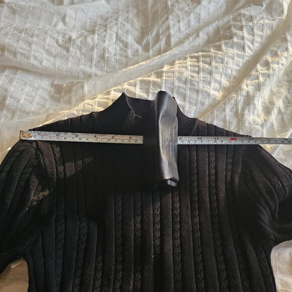 Aritzia Sunday Best Maple Longsleeve Bodycon Dress - 2020 - Black - Sz S - NWT - Picture 12 of 16